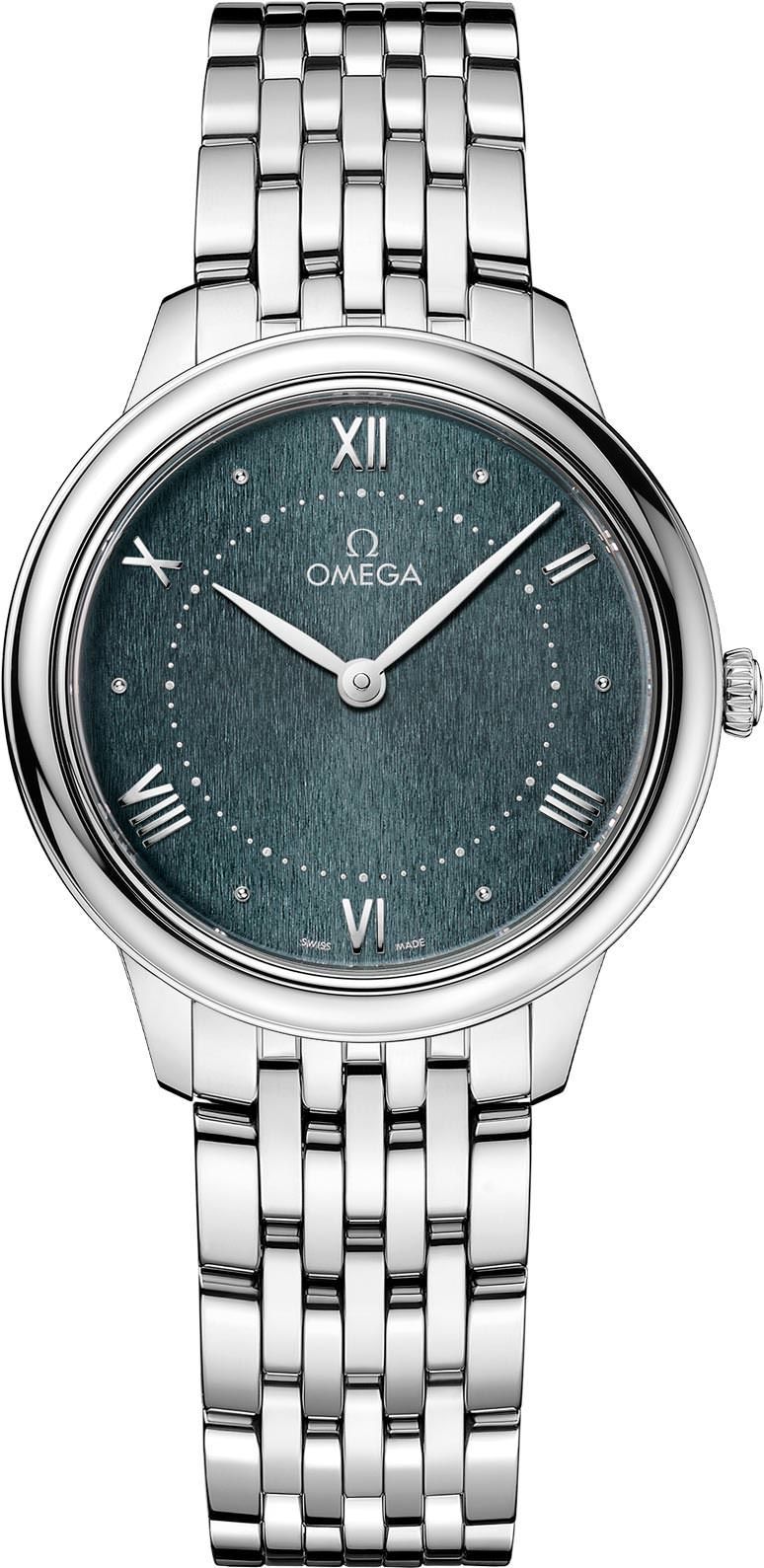 Omega De Ville Prestige Green Dial 30 mm Quartz Watch For Women - 1