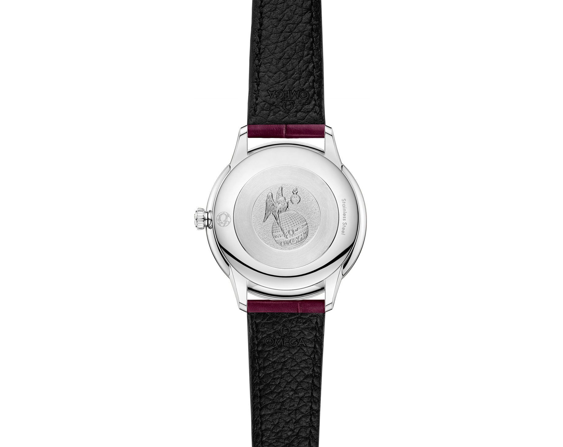 Omega De Ville Prestige Burgundy Dial 27.5 mm Quartz Watch For Women - 2