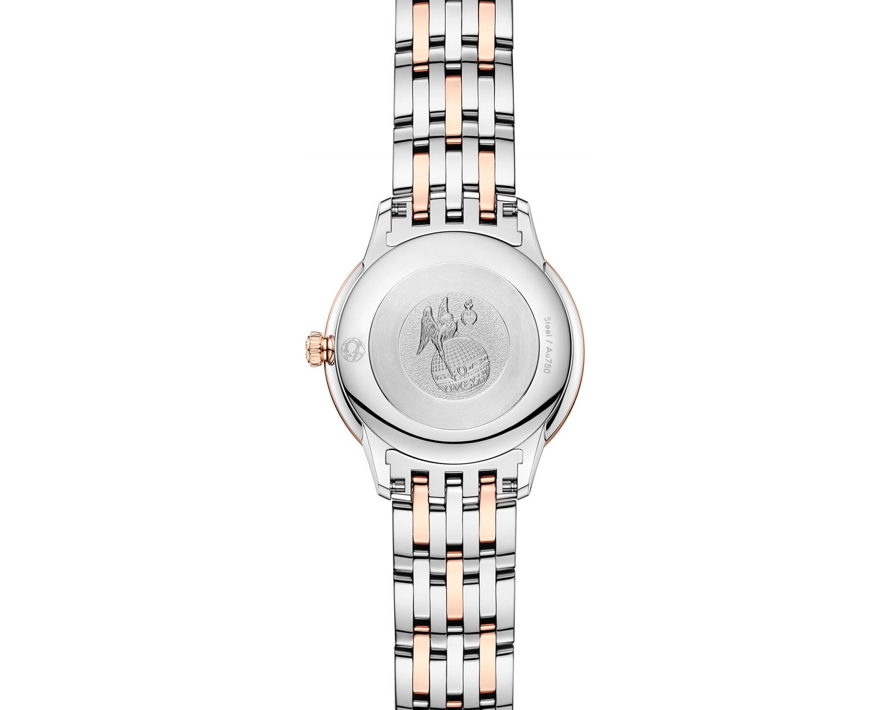 Omega De Ville Prestige Linen Dial 27.5 mm Quartz Watch For Women - 2
