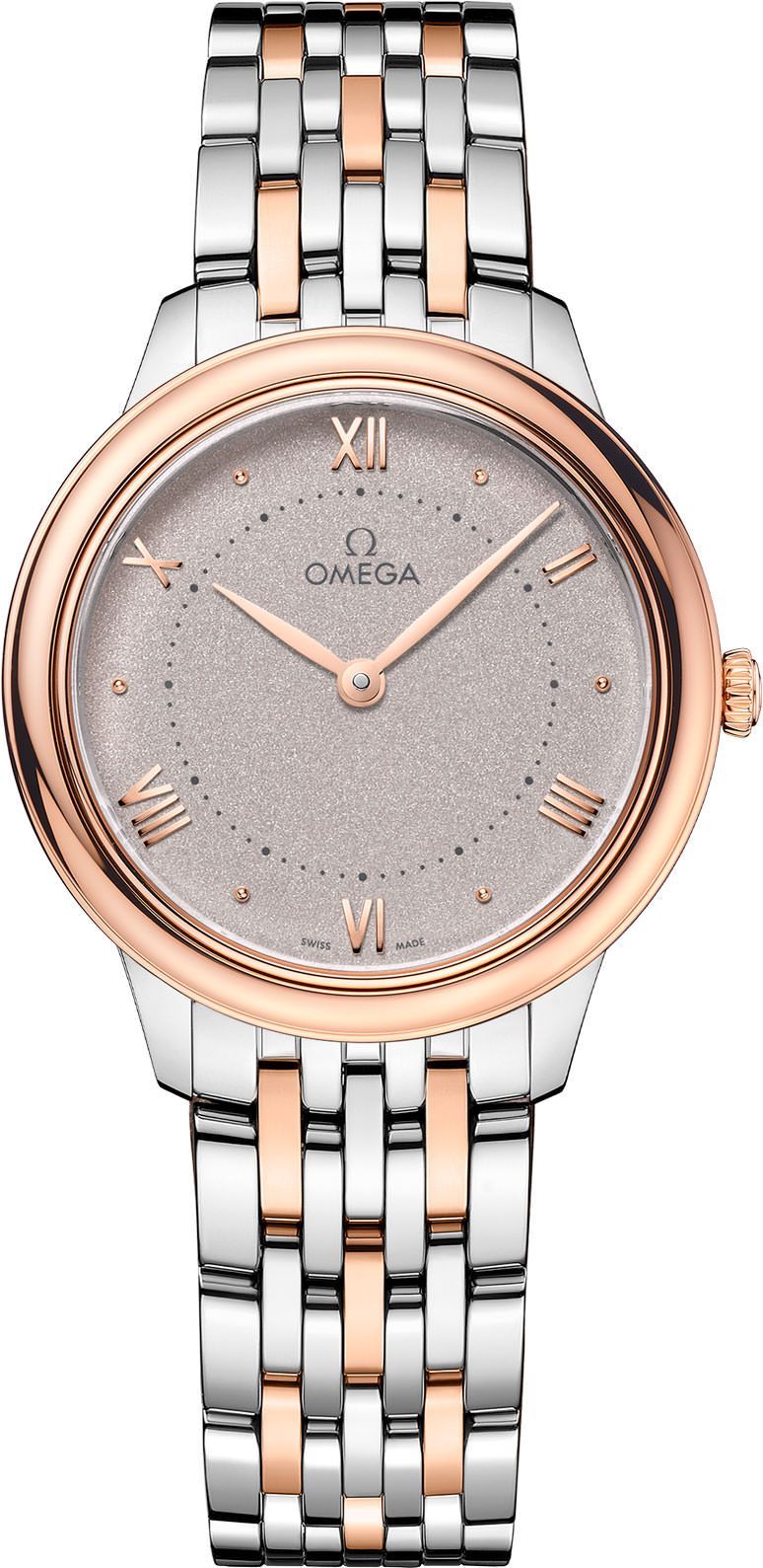Omega De Ville Prestige Silver Dial 30 mm Quartz Watch For Women - 1