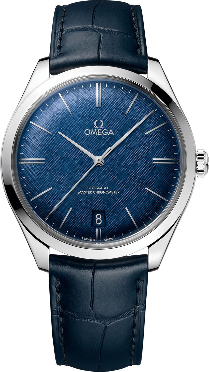 Omega De Ville Trésor Blue Dial 40 mm Manual Winding Watch For Men - 1