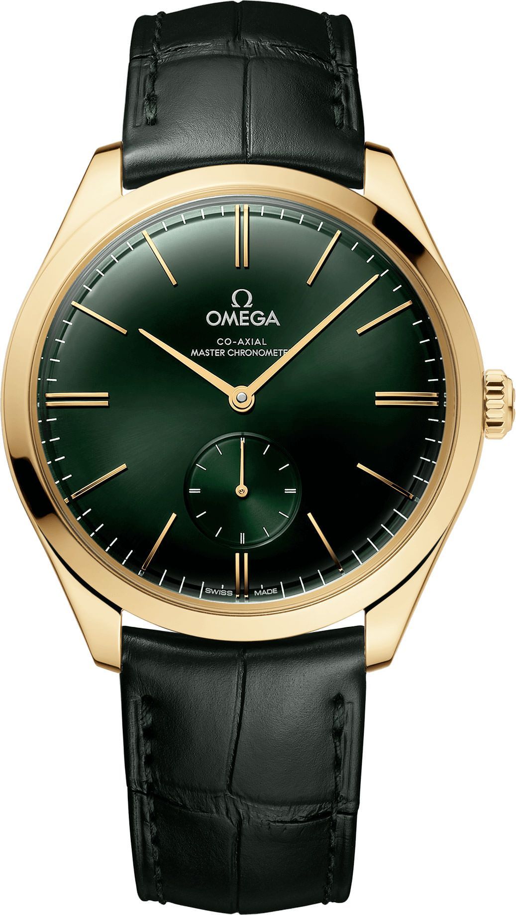 Omega Trésor 40 mm Watch in Green Dial For Men - 1