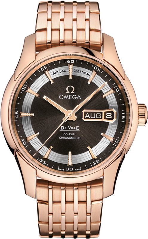 Omega De Ville Hour Vision Brown Dial 41 mm Automatic Watch For Men - 1