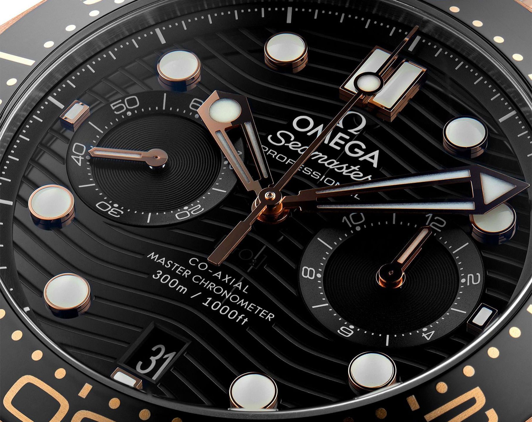 Omega Diver 300M 44 mm Watch in Black Dial For Men - 4