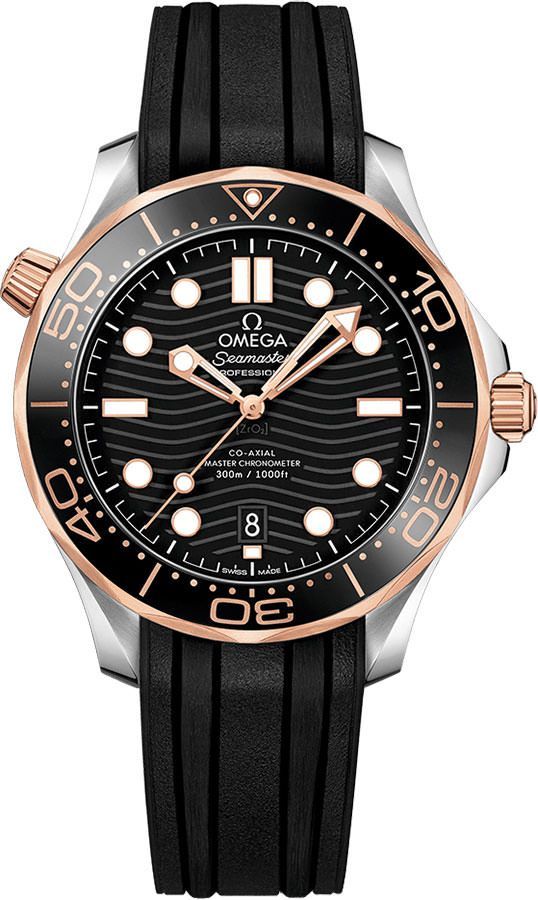 Omega Seamaster Diver 300M Black Dial 42 mm Automatic Watch For Men - 1