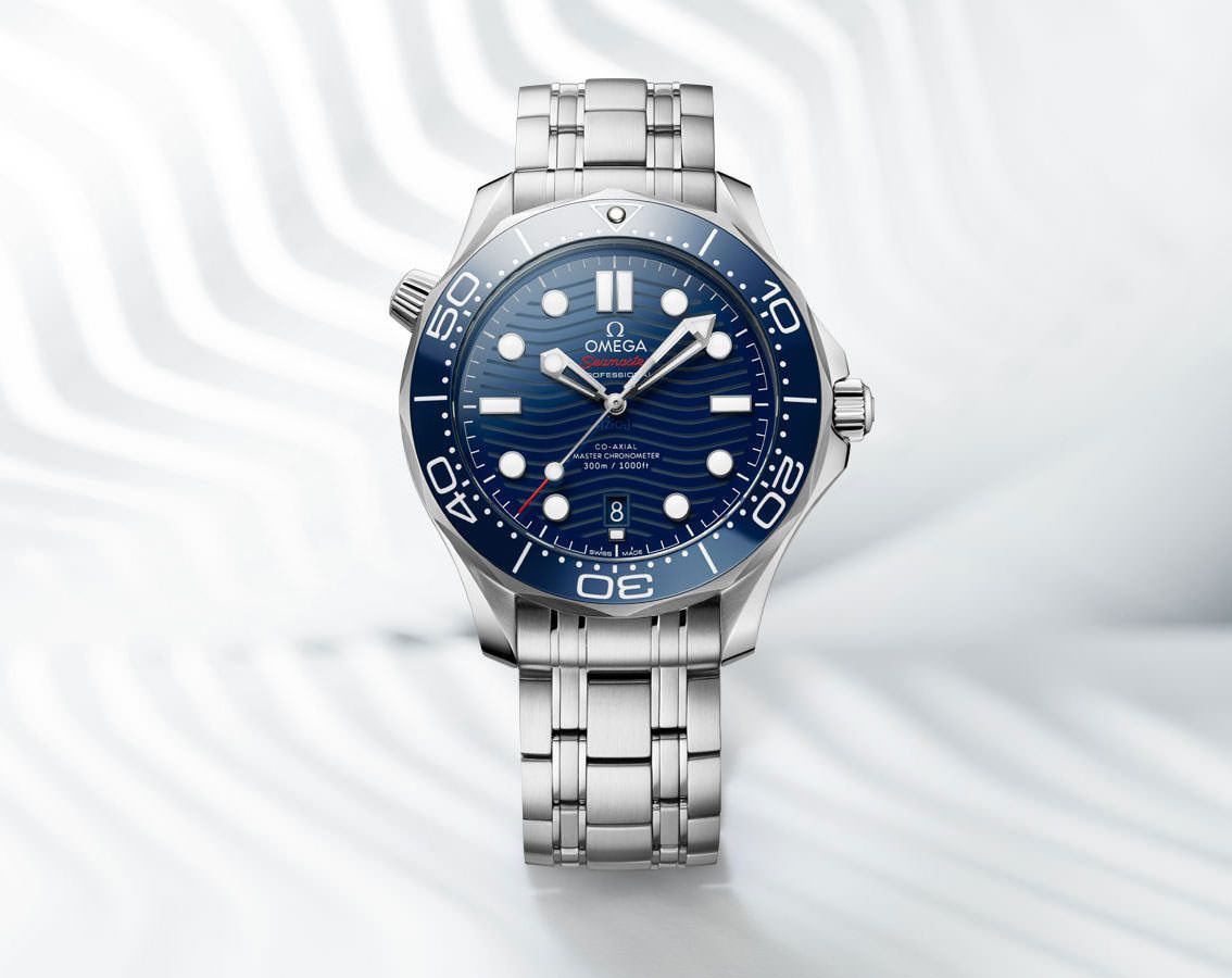 Omega Seamaster Diver 300M Blue Dial 42 mm Automatic Watch For Men - 4
