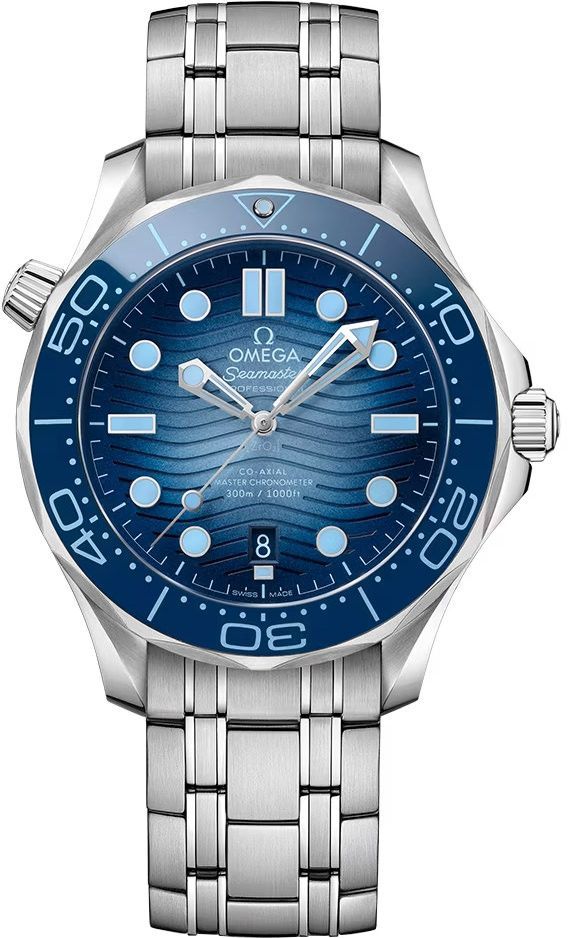 Omega Seamaster Diver 300M Blue Dial 42 mm Automatic Watch For Men - 1