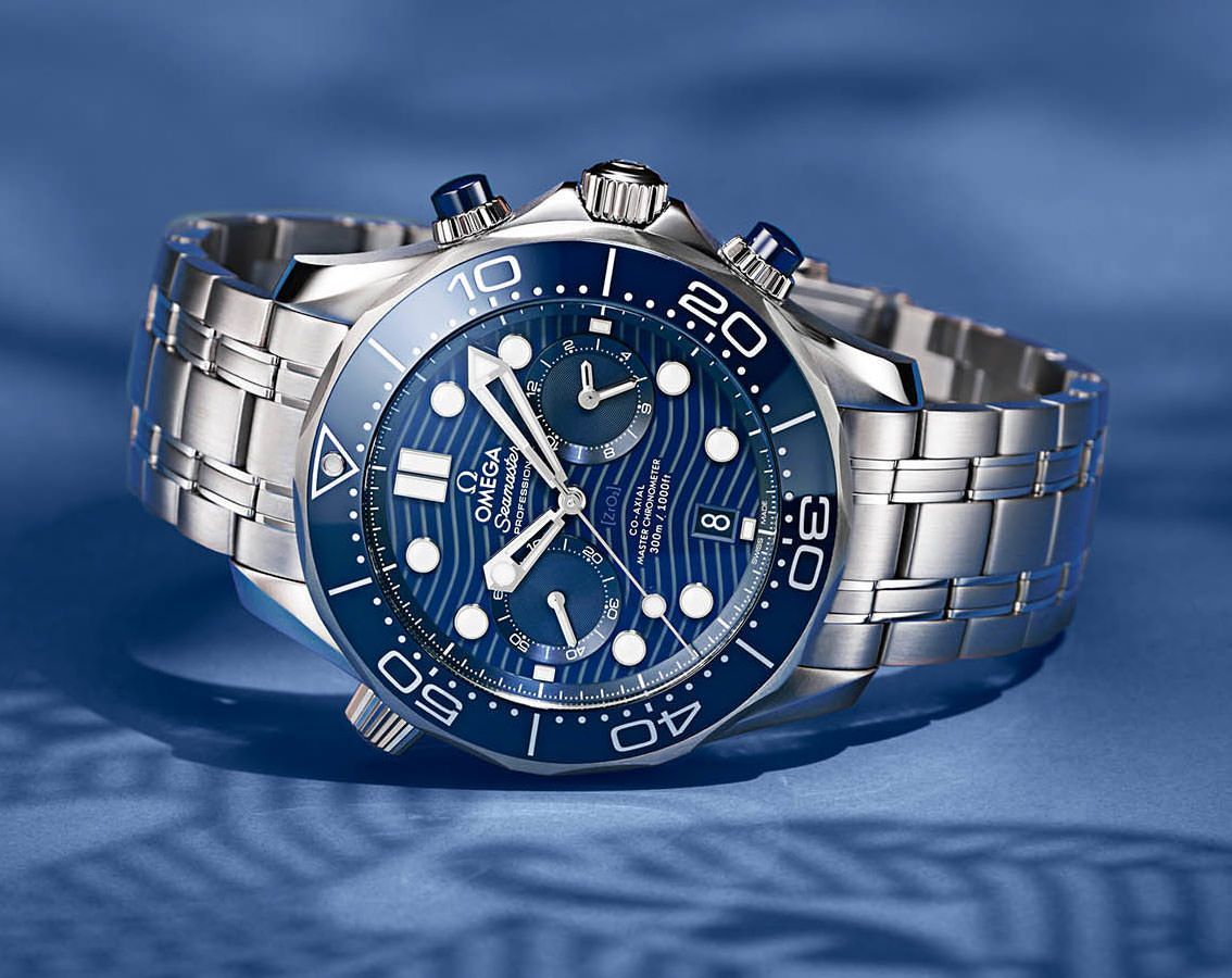 Omega Diver 300M 44 mm Watch in Blue Dial For Men - 2