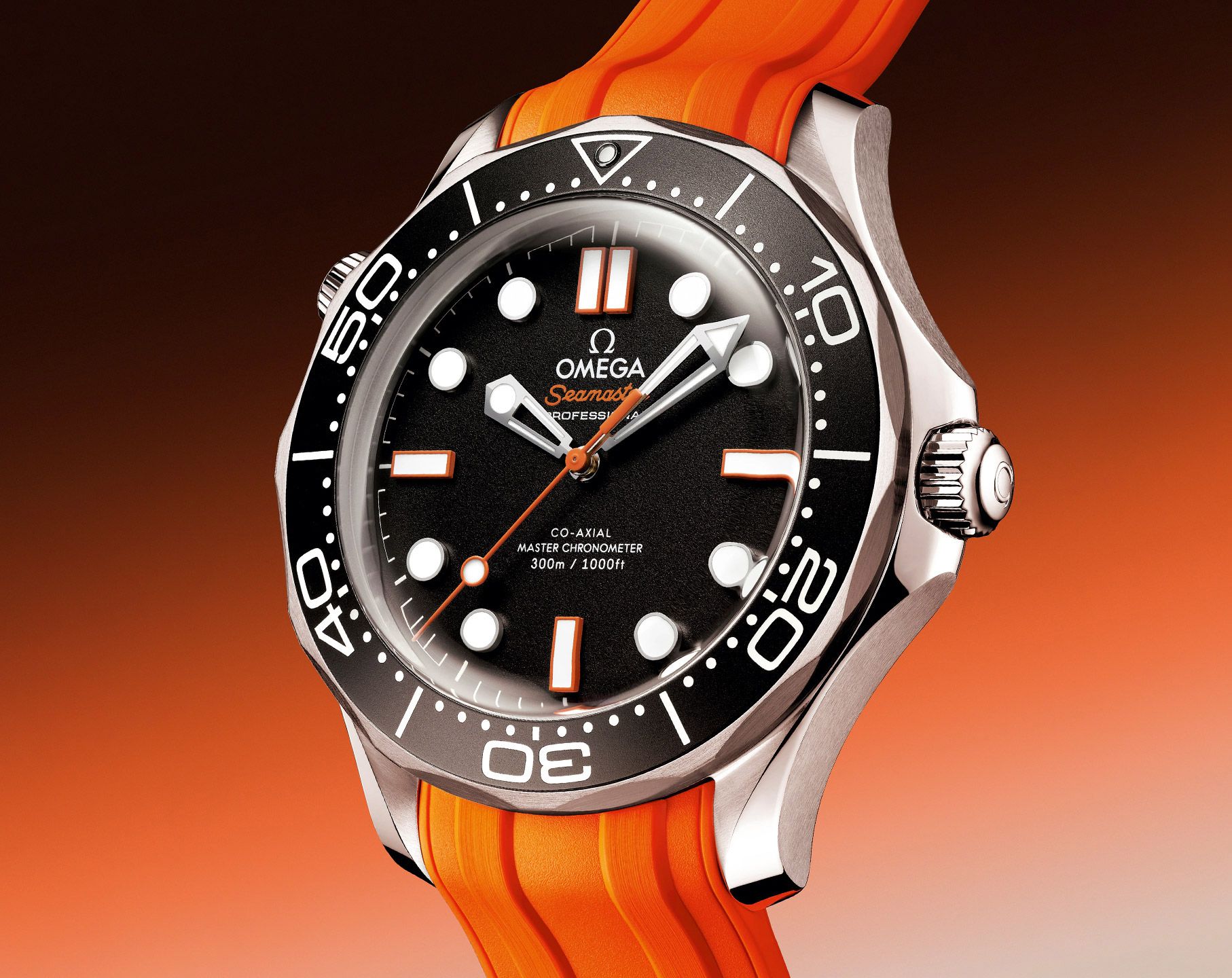 Omega Seamaster Automatic Men Watches in Round case Black Dial