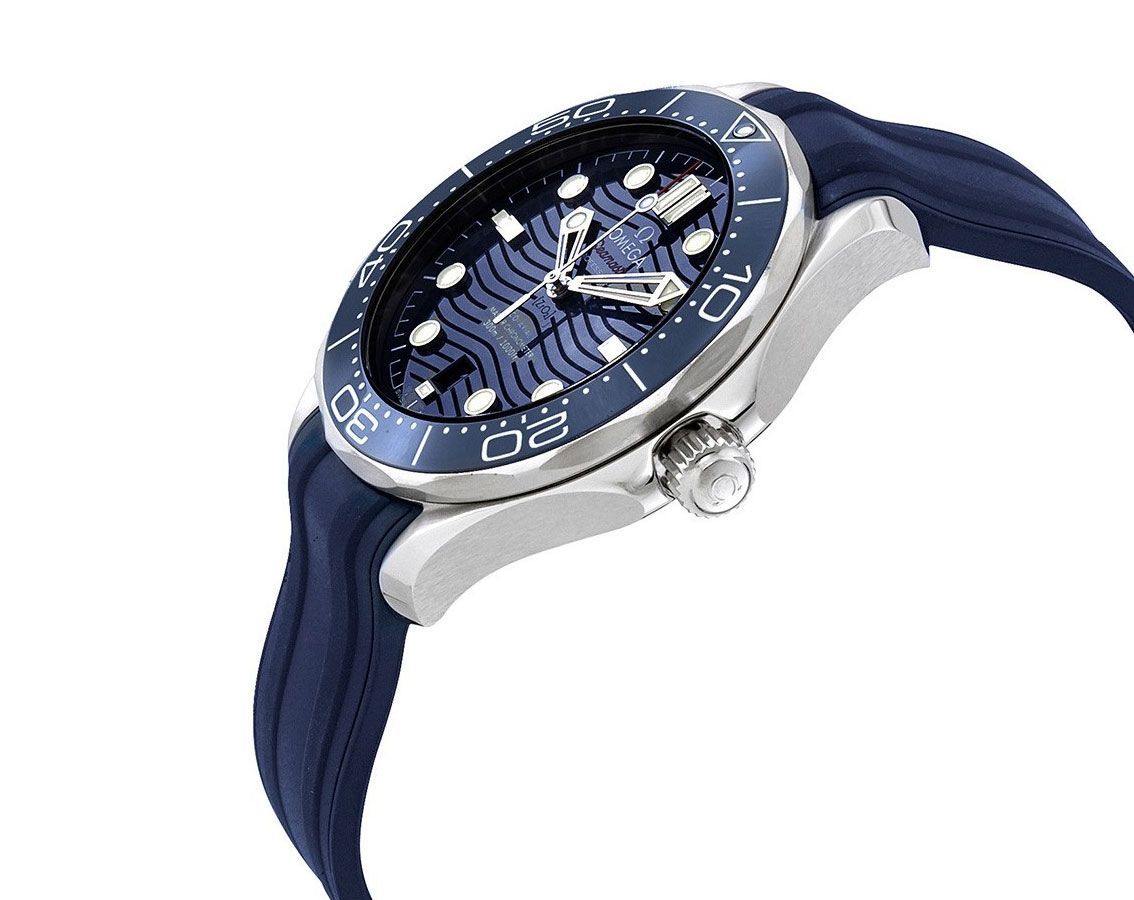 Omega Diver 300M 42 mm Watch in Blue Dial For Men - 3