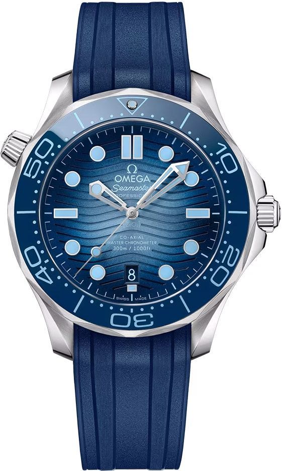 Omega Seamaster Diver 300M Blue Dial 42 mm Automatic Watch For Men - 1