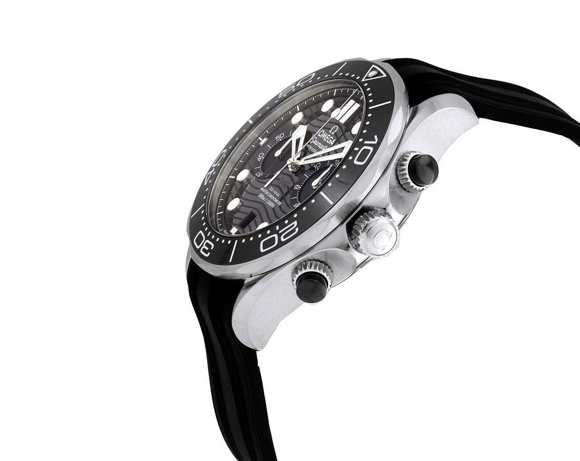 Omega Diver 300M 44 mm Watch in Black Dial For Men - 2