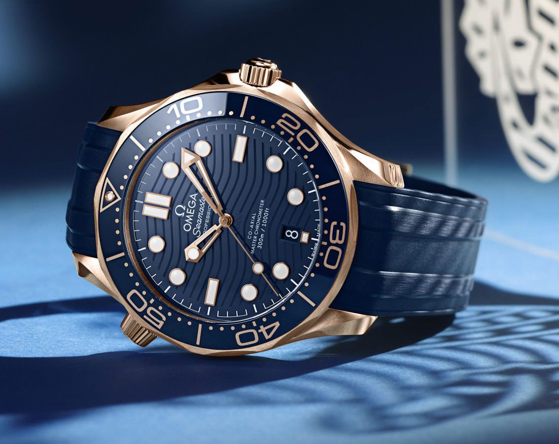 Omega Diver 300M 42 mm Watch in Blue Dial For Men - 5