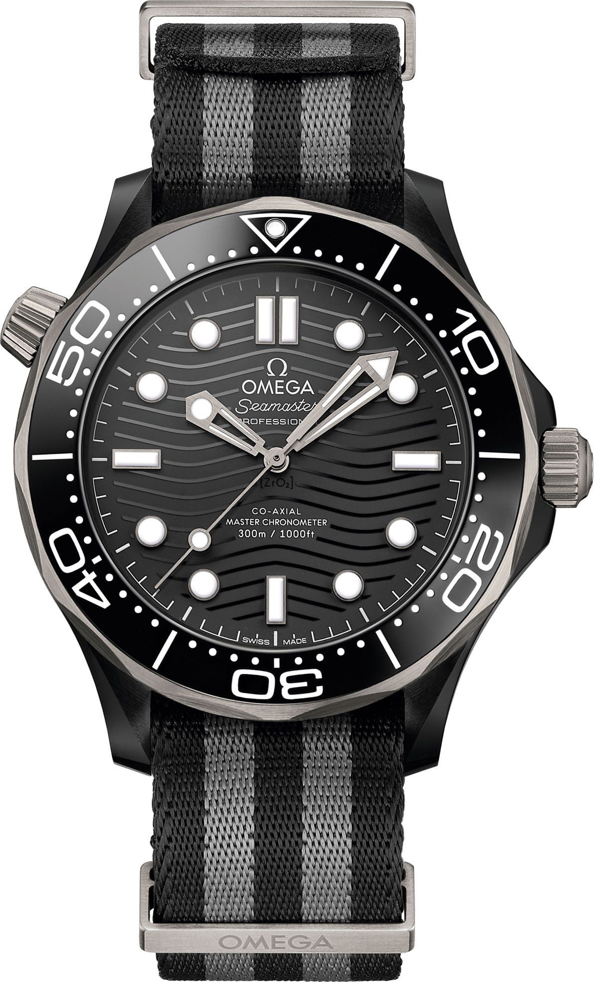 Omega Diver 300M 43.5 mm Watch in Black Dial For Men - 1