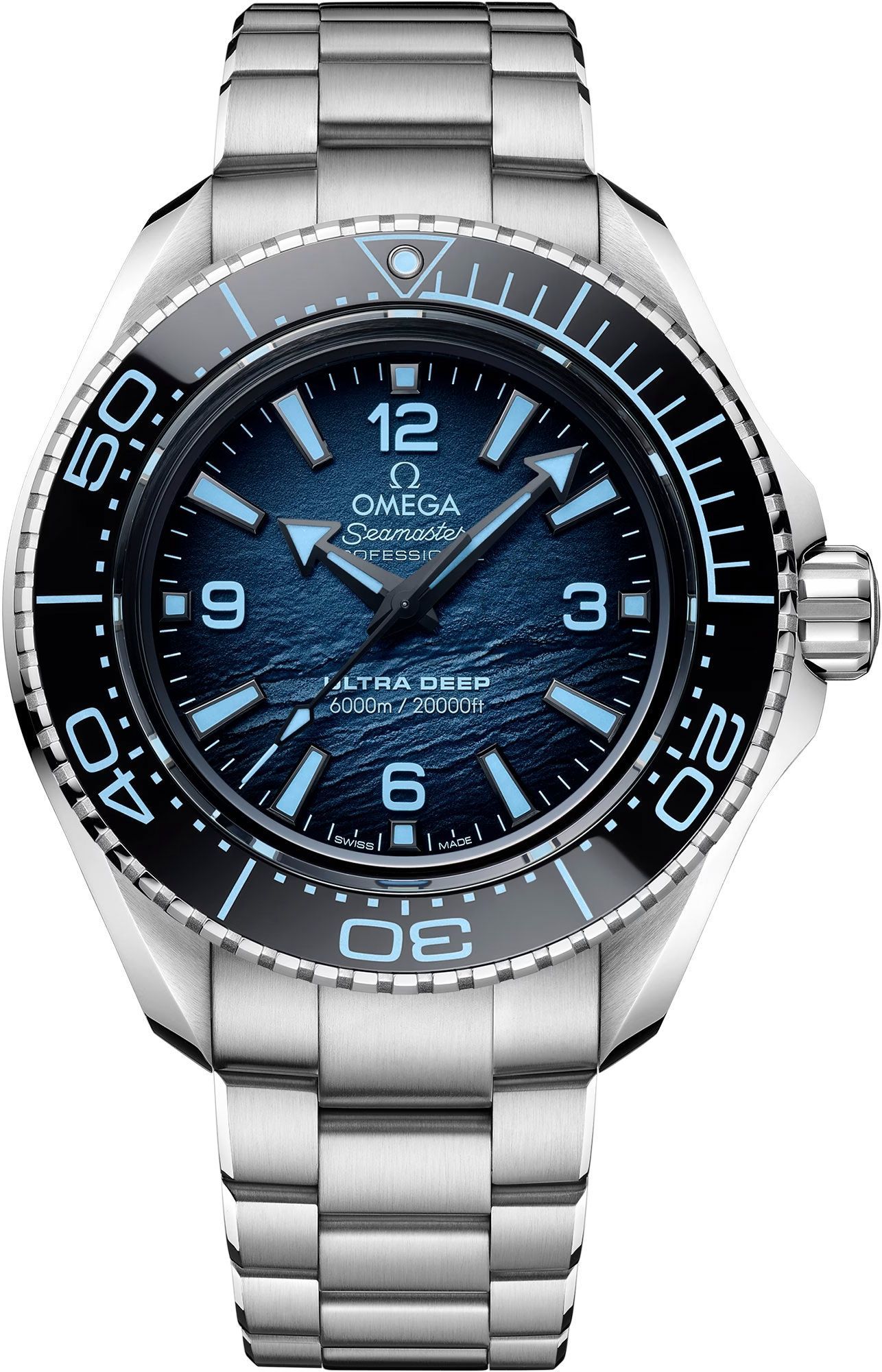 Omega Seamaster Planet Ocean Blue Dial 45.5 mm Automatic Watch For Men - 1