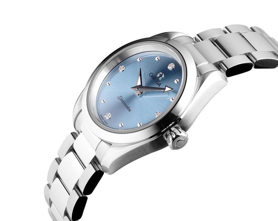 Omega Aqua Terra 28 mm Watch in Blue Dial For Women - 2