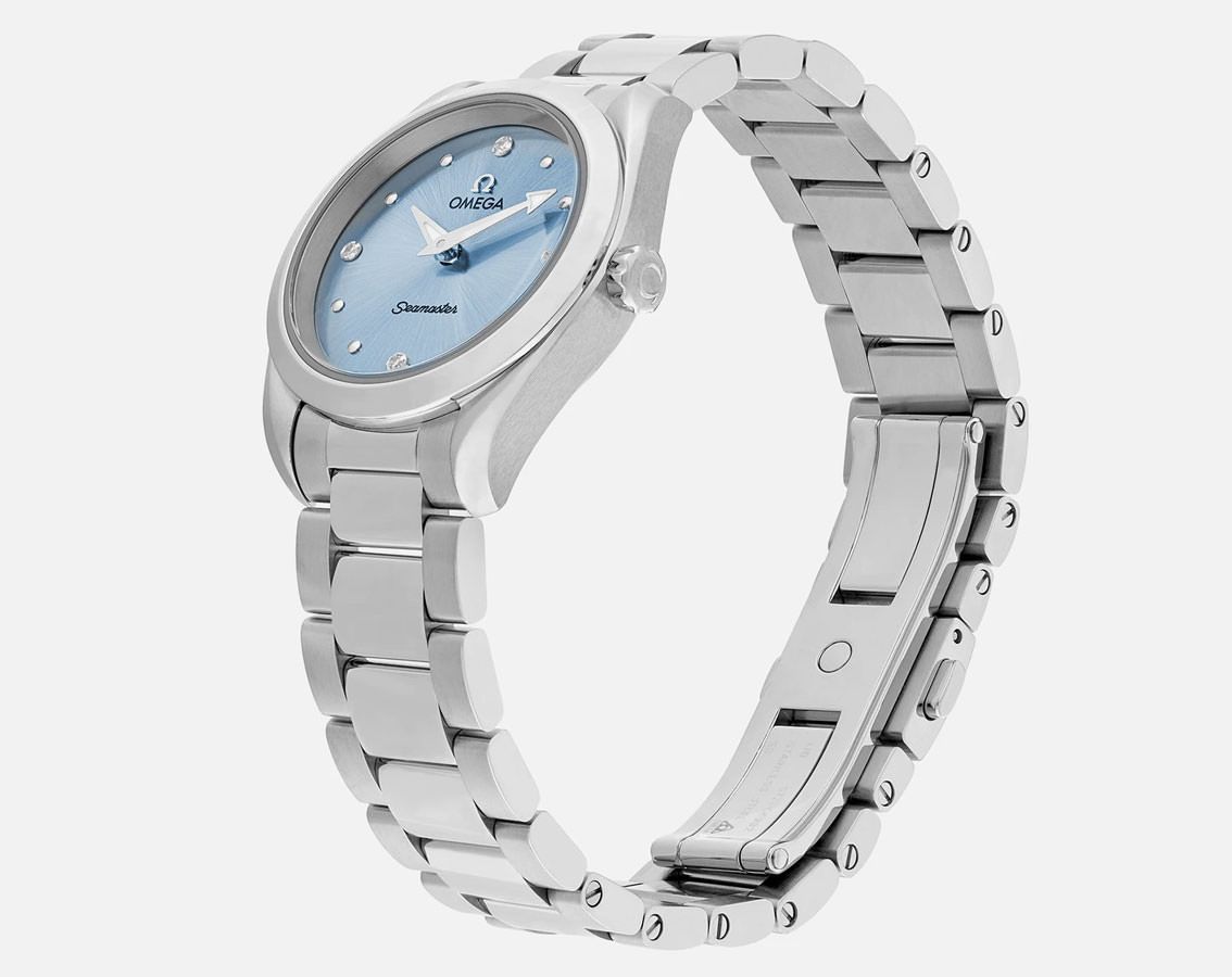 Omega Aqua Terra 28 mm Watch in Blue Dial For Women - 5