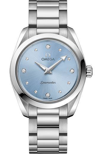 Omega Aqua Terra 28 mm Watch in Blue Dial For Women - 1