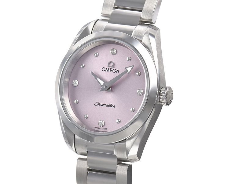 Omega Seamaster Aqua Terra Purple Dial 28 mm Quartz Watch For Women - 2