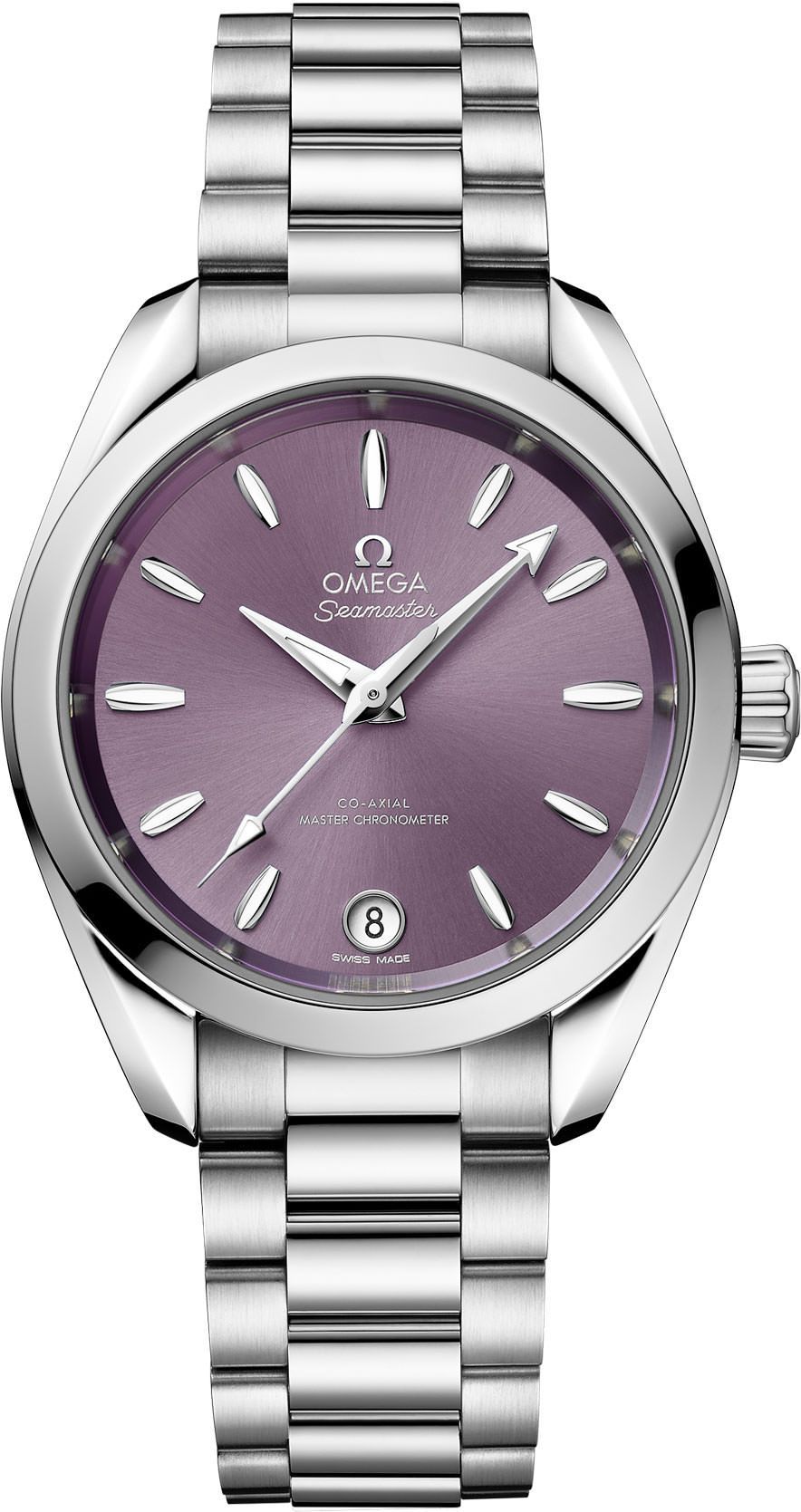 Omega Seamaster Aqua Terra Lavender Dial 34 mm Automatic Watch For Women - 1