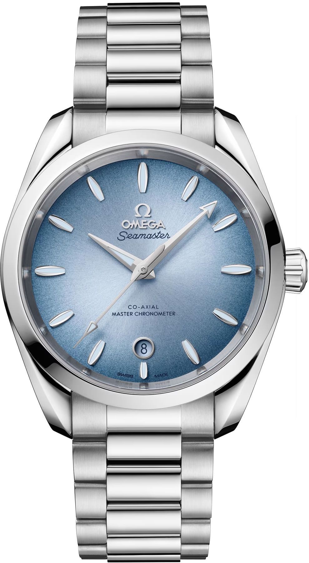 Omega Seamaster Aqua Terra Blue Dial 38 mm Automatic Watch For Women - 1