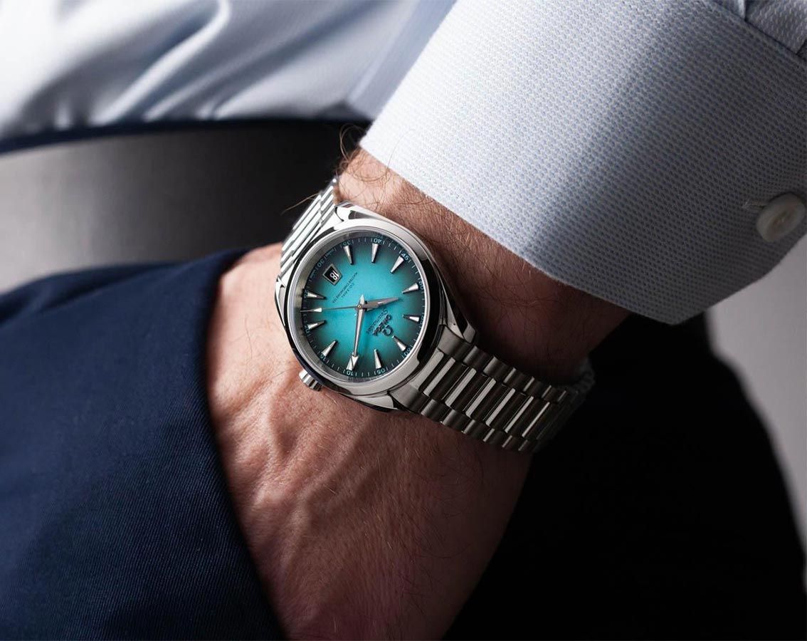 Omega Seamaster Aqua Terra Turquoise Dial 38 mm Automatic Watch For Men - 3