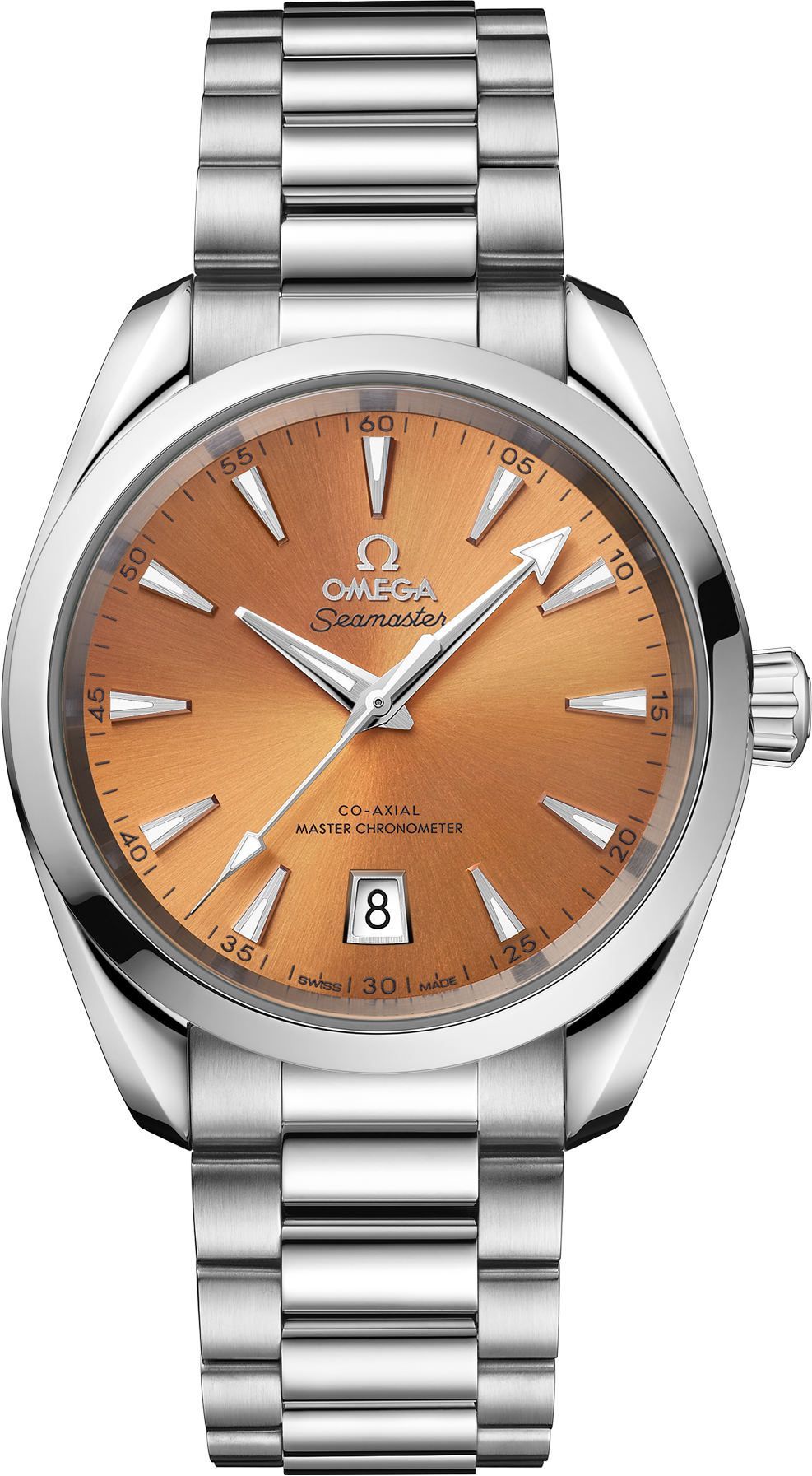 Omega Seamaster Aqua Terra Saffron Dial 38 mm Automatic Watch For Men - 1