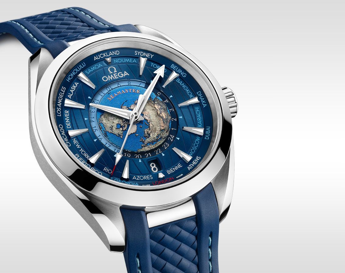 Omega Aqua Terra 43 mm Watch in Blue Dial For Men - 5