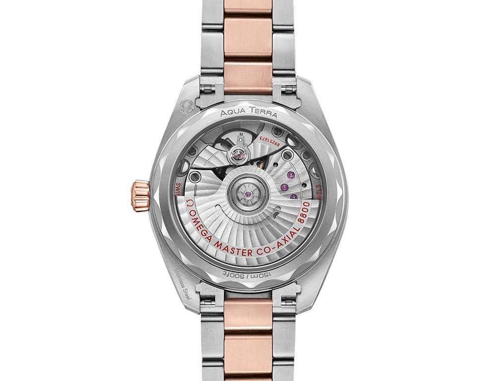 Omega Seamaster Aqua Terra Pink Dial 34 mm Automatic Watch For Women - 7