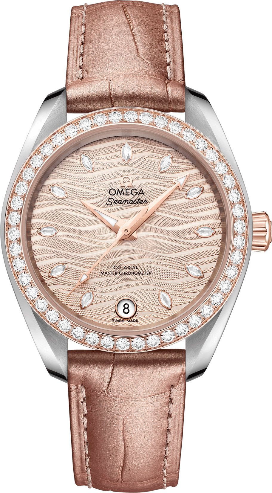 Omega Seamaster Aqua Terra Grey Dial 34 mm Automatic Watch For Women - 1