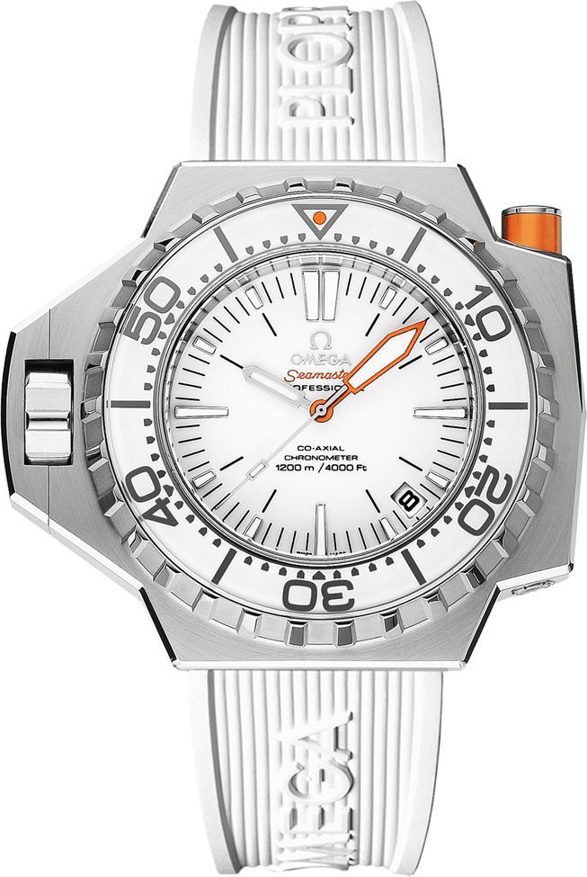 Omega Seamaster  White Dial 48 mm Automatic Watch For Men - 1