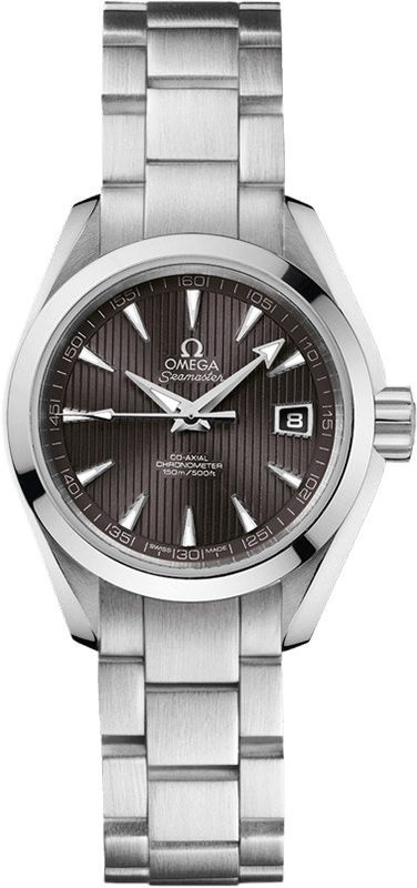 Omega Seamaster  Grey Dial 30 mm Automatic Watch For Women - 1