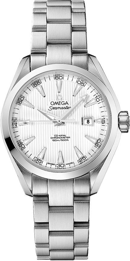 Omega Seamaster  White Dial 34 mm Automatic Watch For Women - 1