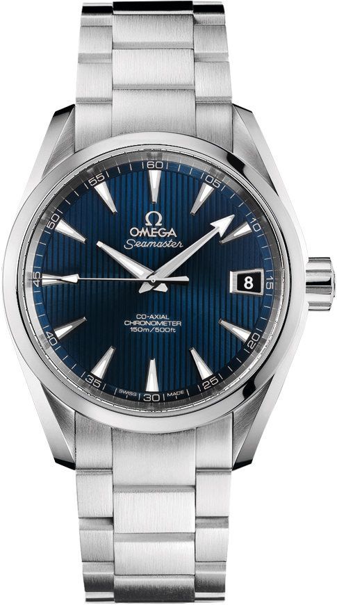Omega Seamaster Aqua Terra Blue Dial 38.5 mm Automatic Watch For Men - 1