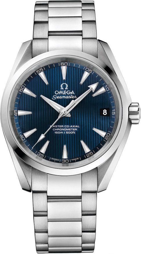 Omega Seamaster Aqua Terra Blue Dial 38.5 m Automatic Watch For Men - 1