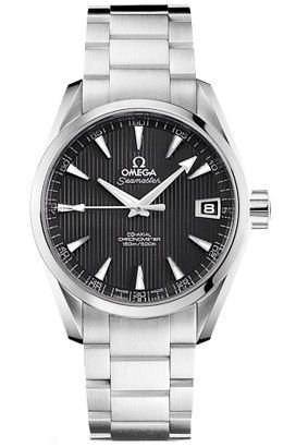 Omega Aqua Terra 39 mm Watch in Grey Dial For Men - 1