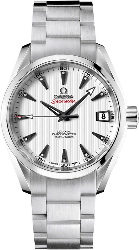 Omega Seamaster Aqua Terra 150 White Dial 38.5 mm Automatic Watch For Men - 1