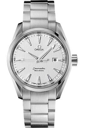 Omega Aqua Terra 39 mm Watch in Silver Dial For Men - 1