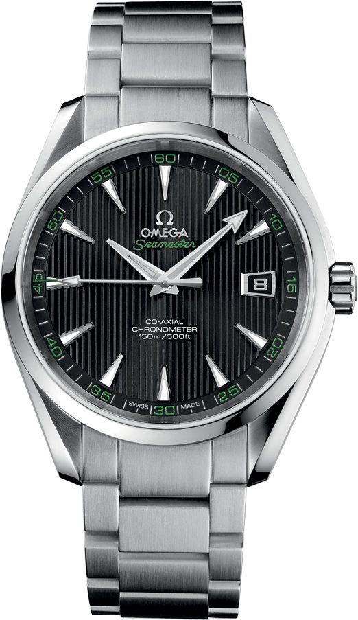 Omega Aqua Terra 150 41.5 mm Watch in Black Dial For Men - 1
