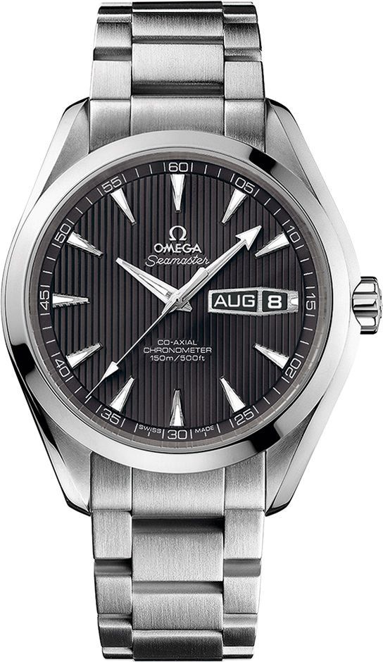 Omega Aqua Terra 150M 43 mm Watch in Grey Dial For Men - 1