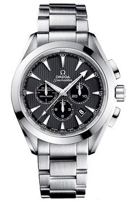 Omega Aqua Terra 44 mm Watch in Grey Dial For Men - 1