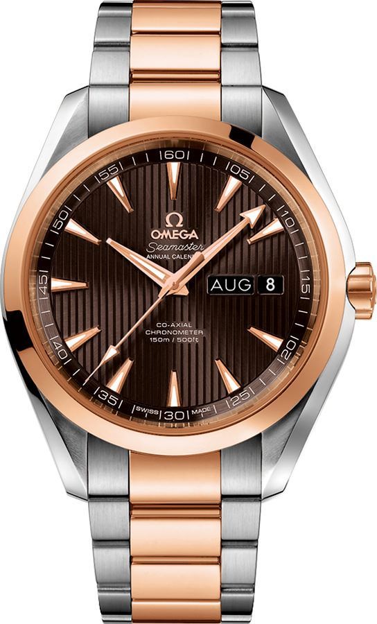 Omega Seamaster Aqua Terra Brown Dial 43 mm Automatic Watch For Men - 1