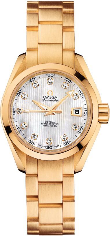 Omega Aqua Terra 150 30 mm Watch in MOP Dial For Women - 1