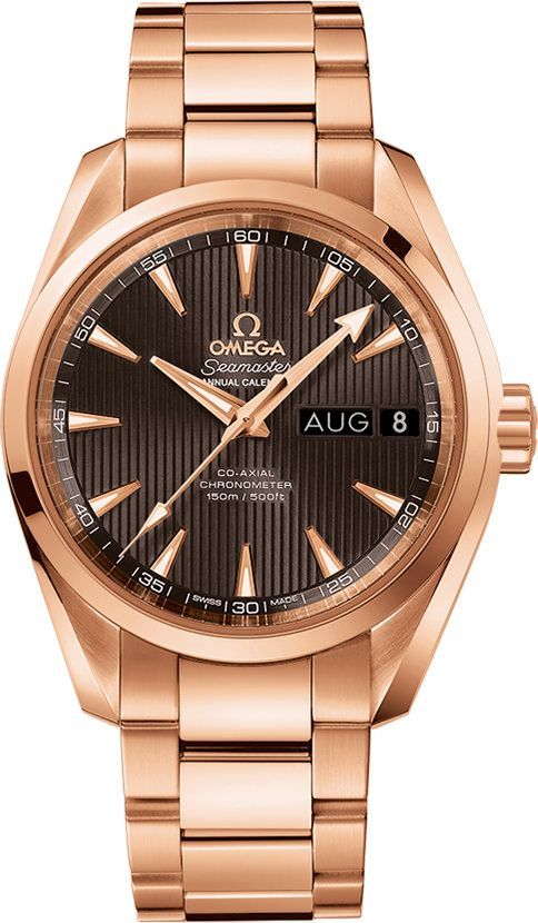 Omega Seamaster Aqua Terra 150 Brown Dial 38.5 mm Automatic Watch For Men - 1