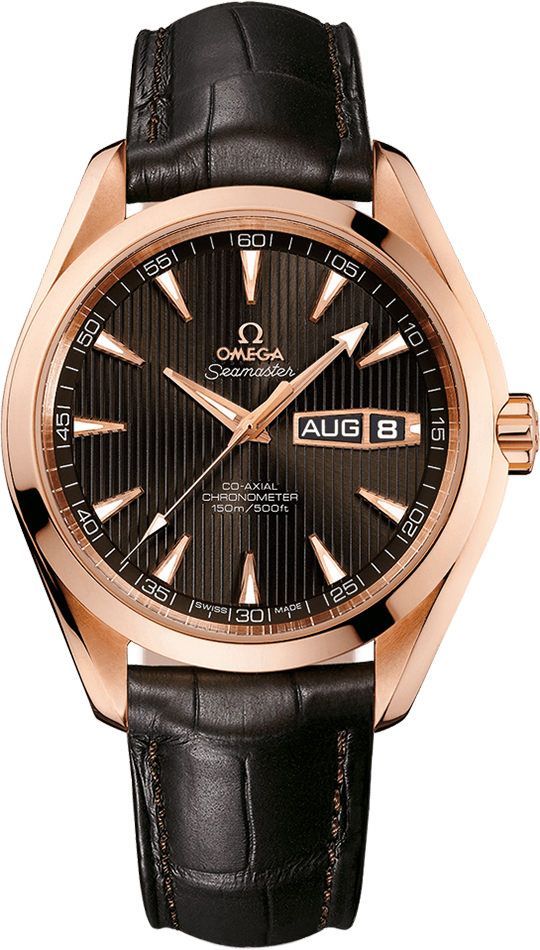 Omega Seamaster  Brown Dial 43 mm Automatic Watch For Men - 1