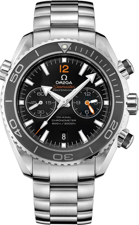 Omega Planet Ocean 600M 45.5 mm Watch in Black Dial For Men - 1