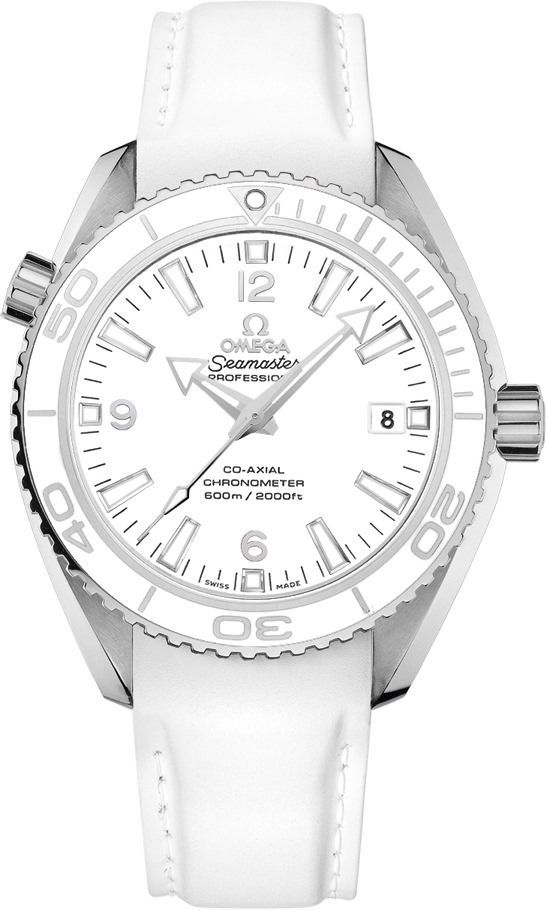 Omega Seamaster Planet Ocean White Dial 42 mm Automatic Watch For Men - 1