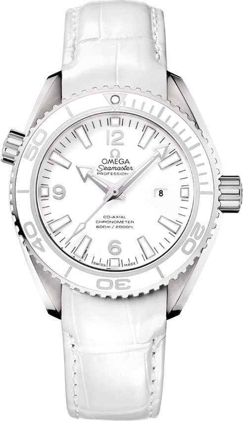 Omega Seamaster Planet Ocean White Dial 37.5 mm Automatic Watch For Unisex - 1