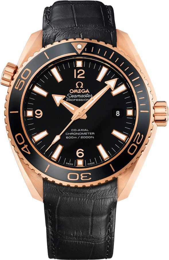Omega Seamaster Planet Ocean Black Dial 45.5 mm Automatic Watch For Men - 1