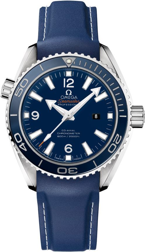 Omega Seamaster Planet Ocean Blue Dial 37.5 mm Automatic Watch For Unisex - 1